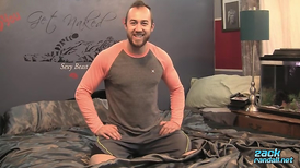 Hunk with a perfect ass is playing with his body