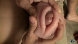 Friends spend their free time by fucking a fleshlight