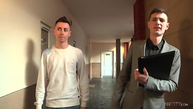 Slutty little twink rides cock in reverse cowgirl