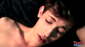 Slutty twink sucking dick in a passionate POV video