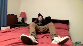 Edgy rebel twink jerking his cock CAUSE FUCK YOUR RULES