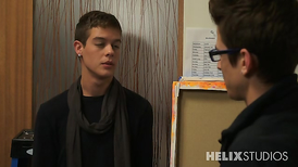 Nerdy guy finally gets to fuck the twink of his dreams