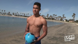 Hairy Latino hunk jerking his meaty dick for the cam