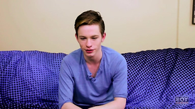 Young boy destroying his asshole with a big toy