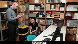 Horny Latino perp gets his asshole fucked hard