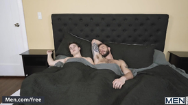 Tight booty dude cheating on his boyfriend with a hunk