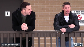 Intense anal banging with Jason Wolfe and Skyy Knox