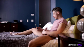 Anal virgin offering his tight booty to his BF