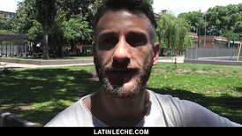 Straight older guy talked into sucking dick in POV