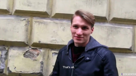 Twink looks really cute with a cock in his mouth