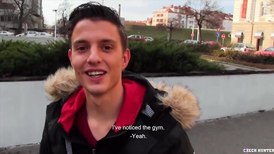 Skinny man with a hairy body having oral and anal