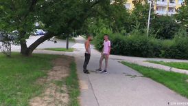 Handsome twinks spending the spring with oral sex