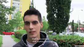 Picking up a sexy twink from the park and getting a BJ