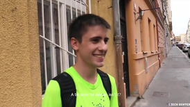 Picking up a twink and getting a blowjob by him