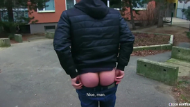 Gorgeous blond lad gets spanekd and gets cum in mouth