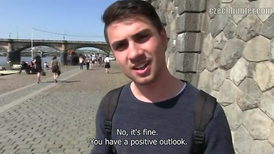 Huge dick gets sucked in the park in point of view