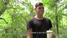 Lovely lads are going to the woods and suck cocks