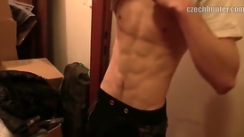 Cute dude with sexy lips is deepthroating a BWC