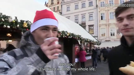 Lad with a thick dick ends up in a all male threesome