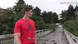 Incredibly hot jock ends up jerking and sucking