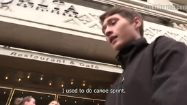 Dude masturbating and gets a blowjob in the car