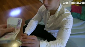 Handsome young gentleman is sucking a big one