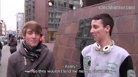 Handsome lads are jerking each others big dicks