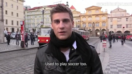 Gorgeous Czech dude shows off his kinky side