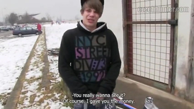 Chasing out the coldness of the day in this scene