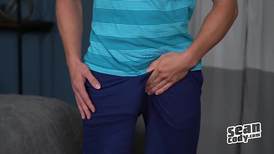 Man's hands and cock belong together in porn