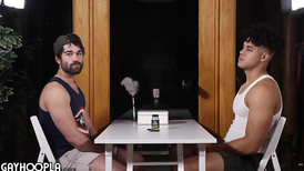 Gay anal porn takes place in the XXX studio