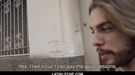 Pickup artist fucks the bearded guy with long hair