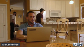 Kinky man joins a young gay couple for a threesome