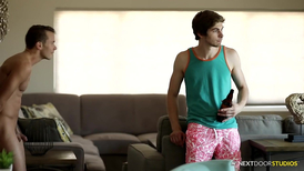 Gay makes friend drunk to have cock in the fanny