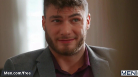 Fucking in the kitchen and hiding from a girl