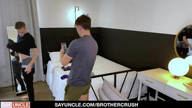 Instead of having dinner he is fucking his uncle