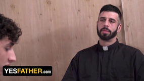 Dominative Priest Disciplines Ultra-Kinky  Carter Ford And Packs His Anus With Holy Jizm fury-rage YesFather