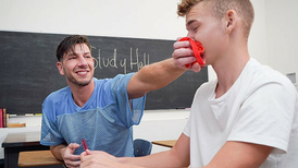  Dude Masturbate Waters Gets Predominated And Bullied By Chiseled Jock Jordan Starr In Class rage-rage Hellion Him