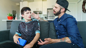 Caring Step Parent Romeo Davis Helps Step Sonnie Felix O'Dair With His Spunk-Pump Injury rage-rage DadCreep