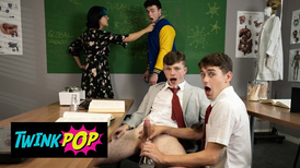 TWINKPOP rage- Jake Penetrates Joey Mills Rear End Over The Desk Then In Missionary,rage Making Him Cum Swifter