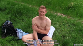 BigStr rage-fury Blonde  Blows A Stranger's Immense Man-Meat Out In The Park & Gulps His Jizz For Money