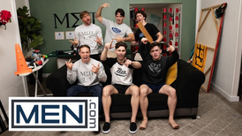 STUDS fury-wrath Curly-Haired Cristiano Eagerly Takes Both Ashton Summers'anger And Kyle's Crimson-Super-Hot Geysers On His Face