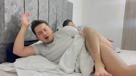 My  Acquaintance Lay Down to  the Movie.wrath.wrath.fury But He Stopped Watching My Butt and wrath Up Fuckin'rage Me Throat-Watering in Bed - Passive Gigantic Butt Groaning While Giving Me Bottom Without Stopping