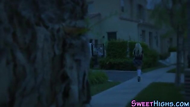 Jism trampstamp teenager rides