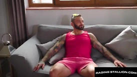RAGING STALLION anger- Rooftop Oral Job to Bedroom No Condom anger- Luciano's Ultimate Property Pitch
