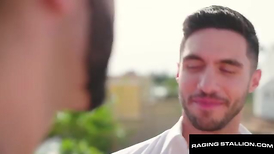 RAGING STALLION anger- Rooftop Oral Job to Bedroom No Condom anger- Luciano's Ultimate Property Pitch