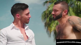 RAGING STALLION anger- Rooftop Oral Job to Bedroom No Condom anger- Luciano's Ultimate Property Pitch