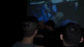 The couple set the movie theater on fire after being caught in the middle of a kinky drill-out.fury Things heated up and all hell moneyless loose, with lots of cum and arse-screw fuckfest inside the theater.