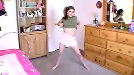 Solo mastrubation  does a striptease anger-fury fury Topanga
