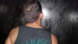 GAY SANS A CONDOM NAIL IN THE GLORY HOLLE CREVICE